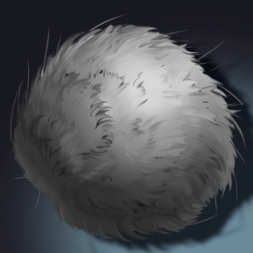 Frozen Fur Clump